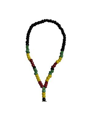 Handcrafted Rasta Inspired Beaded Bracelet Colorful Fashion Jewelry Unisex